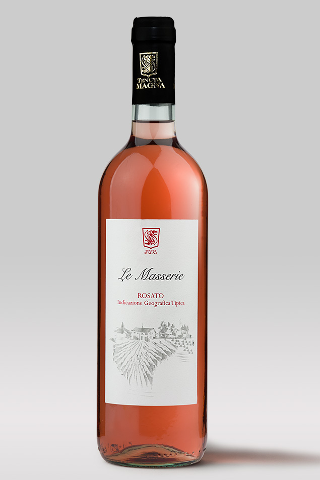Bottiglia bordolese di vino rosato IGT Linea Tenuta Magna